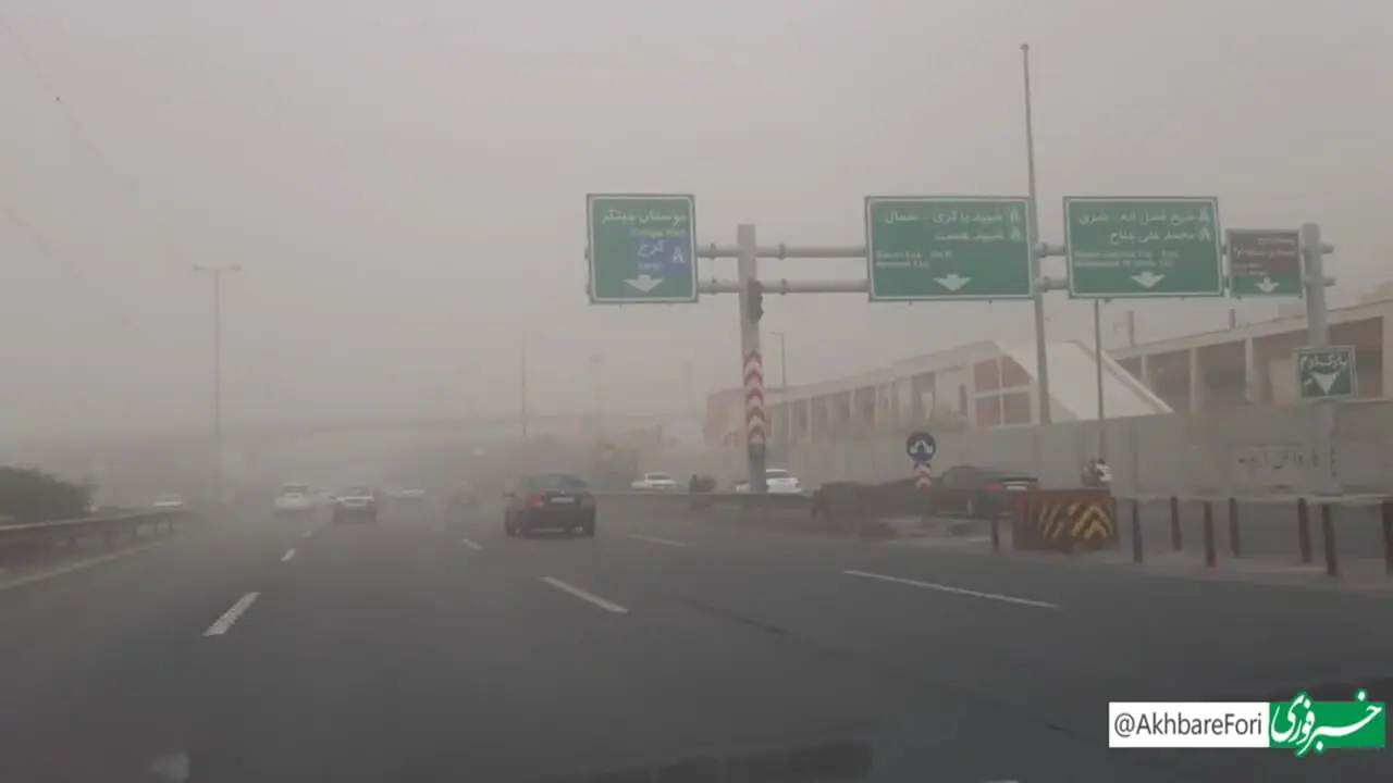 今天在德黑兰-卡拉季高速公路上发生的恐怖场景