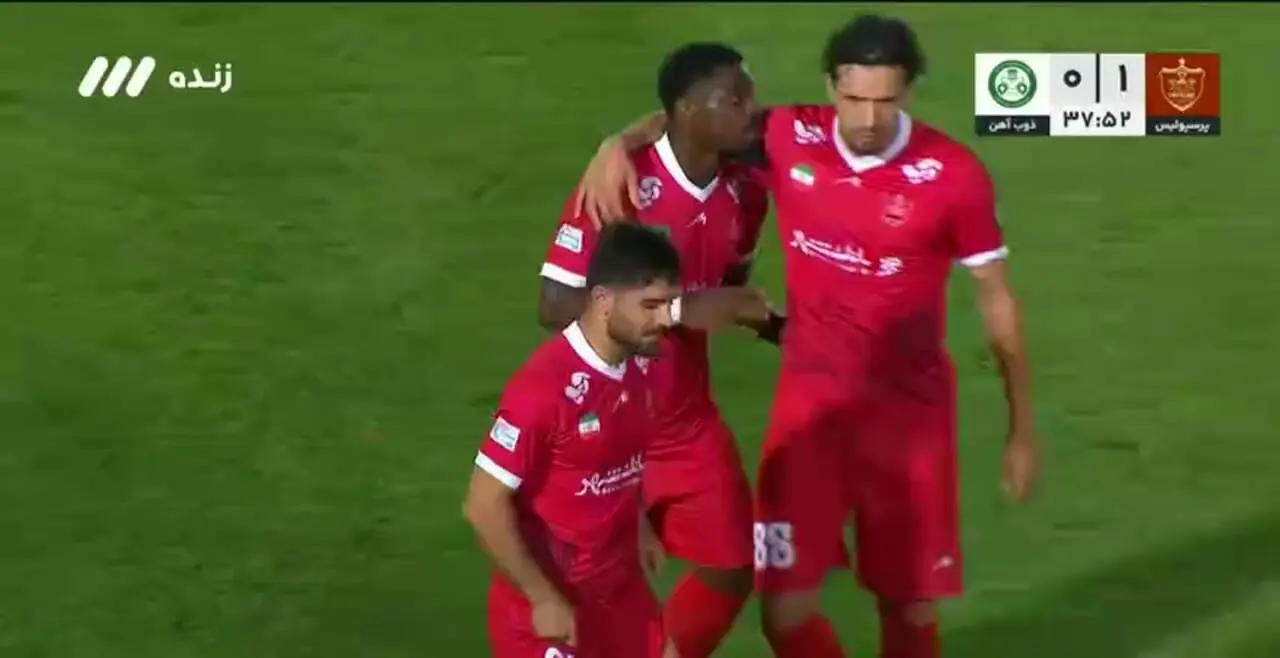 حرکت غیرمنتظره مهاجم پرسپولیس پس از گلزنی