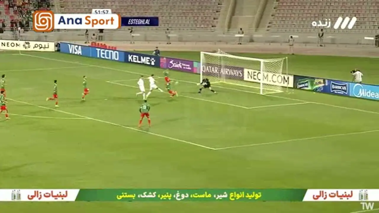 بدشانسی مانع گل دوم استقلال شد