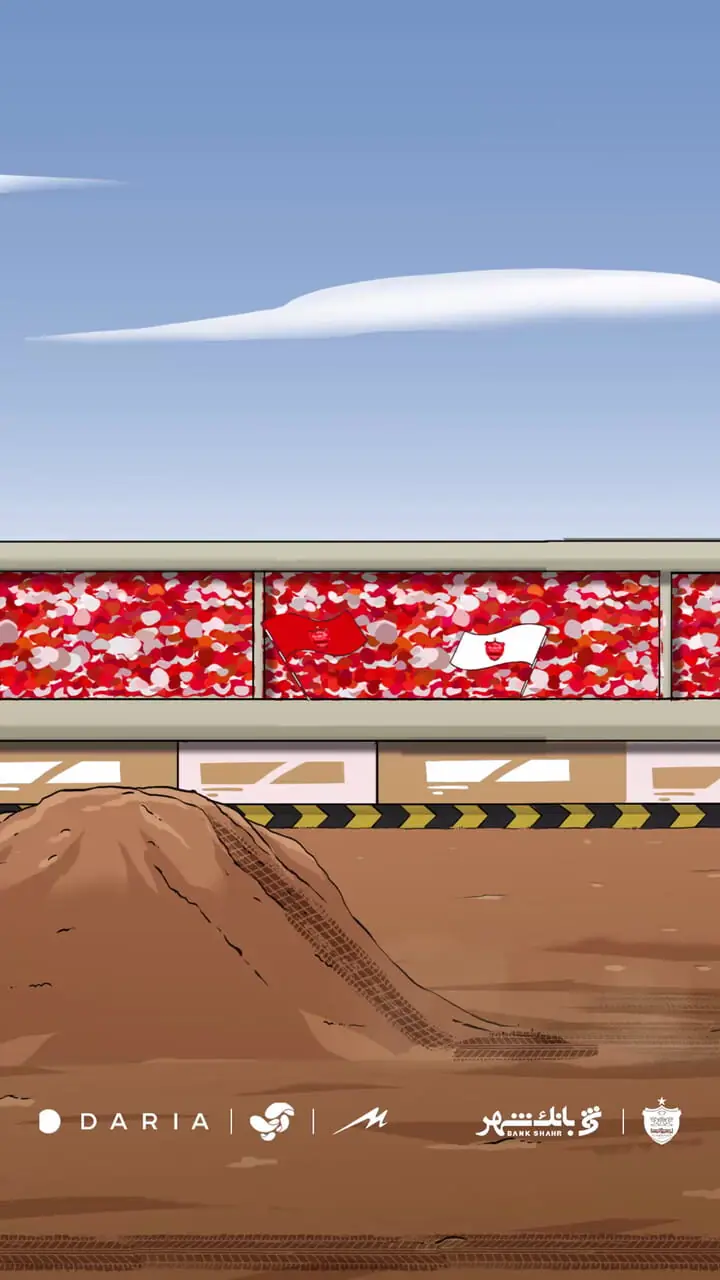 انیمیشن باشگاه پرسپولیس به مناسبت گل حسین کنعانیزادگان