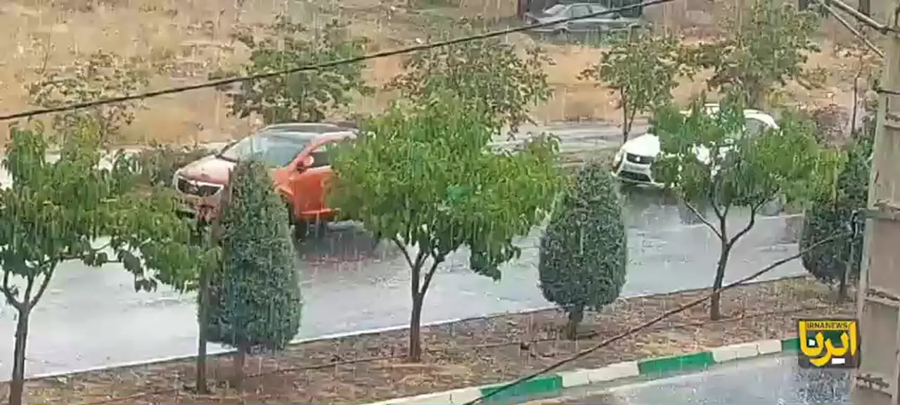 باران شدید تابستانی این نقطه از تهران را شست